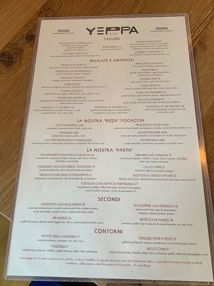 Yeppa & Co. - Buckhead Menu - Image 2
